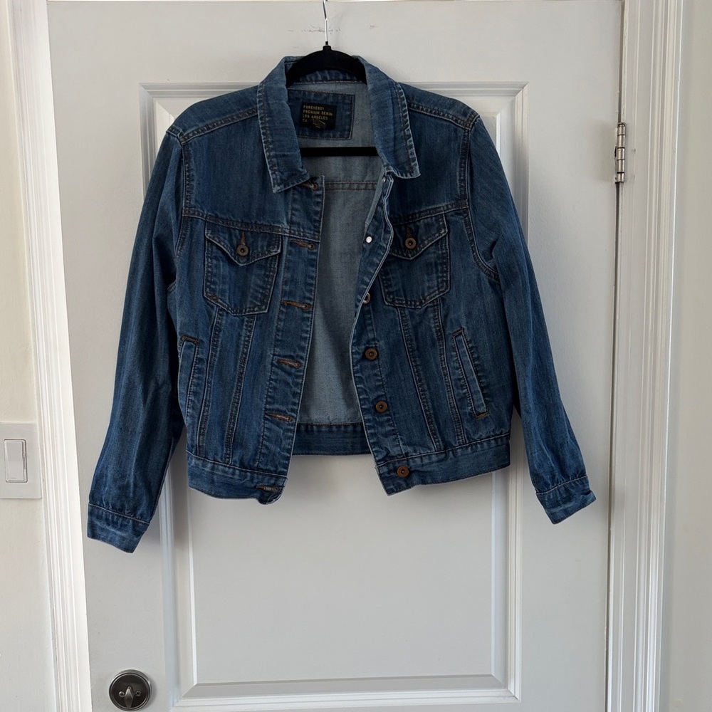 Forever 21 Blue Jean Jacket